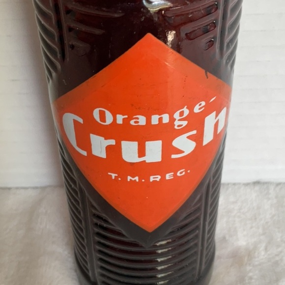 Orange crush 1950’s glass pop bottle - Picture 3 of 5